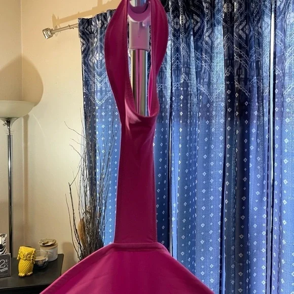 Skims recycled swim halter top cut-out monokini. (TAFFY) - Picture 4 of 14